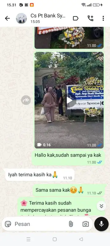 Testimonial Papan Bunga LUWU UTARA
